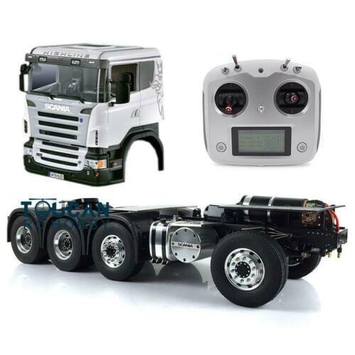 LESU 1/14 RC Tractor Truck ESC Model 8*8 Metal Chassis Hercul Sca ABS Cabin THZH0321-SMT5