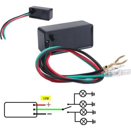 1 pcs 12V Motorcycle Blinker Relay 3 Pins Flasher Relay For Motorcycle LED Halogen Turn Signal Light Blinker Relay Universal Car