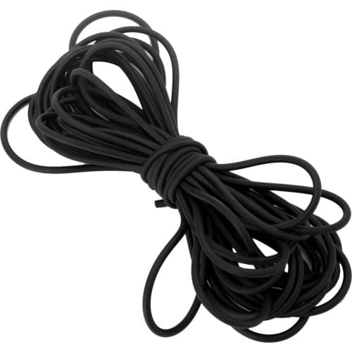 New 10M Strong Natural Latex Tube Slingshot Catapult Rubber Band Hunting Sling Shot Elastic Bungee Tubes 2040 Black 2mmx4mm