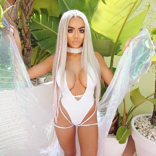 Sexy Bikini Swimwear Swimsuit Women Crochet Swimwear One Piece V Neck Spaghetti Strap Bandage Fashion Women купальники яркие