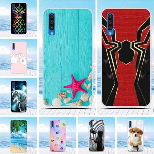 For Samsung Galaxy A50 Silicone Case TPU Cover For Samsung A50 Coque Phone Cartoon Fundas For Samsung Galaxy A50 SM-A505 Case