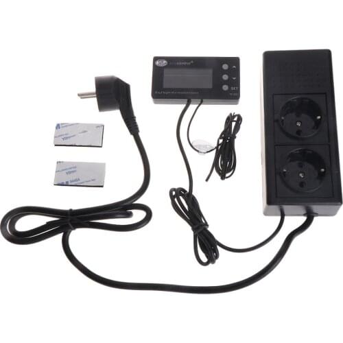 TC-220 0-50C Day/night ON OFF Digital Reptile Thermostat with Timer Regulator Animal Amphibian Temperature Controller