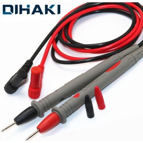 1 Pair 10/20A Universal Probe Test Leads Pin Multimeter Test Leads Copper Probe Pin Digital Meter Tester Wire Pen Cable 1000V