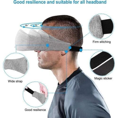 1pc Sleep Mask Fast Sleeping Breathable Eye Mask Travel Slaapmasker Soft Portable Blindfold Eyeshade Cover Shade Patch for Rest