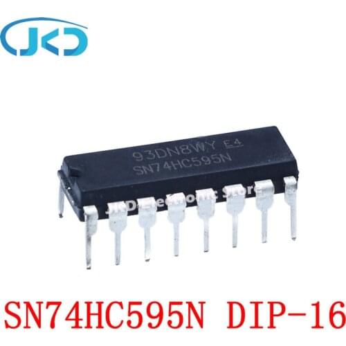 10pcs SN74HC595N 74HC595N 74HC595 DIP-16 New IC