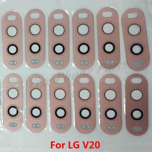 20PCS Silver/ Black/ Pink Back Camera Glass Lens Cover For LG V20