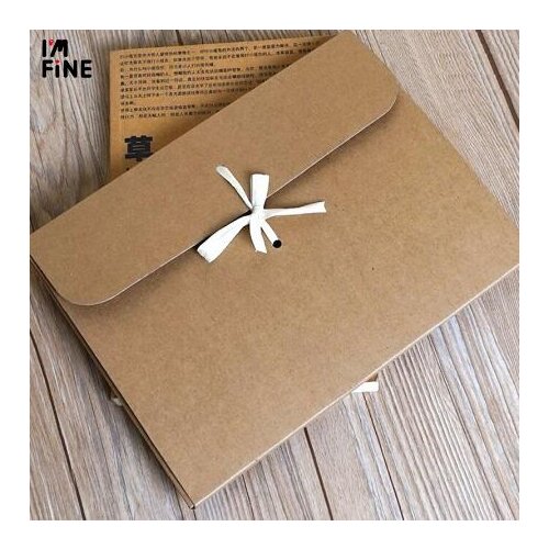 24*18*0.7cm Large Scarf packaging Box Envelope Gift Box Silk Packaging Bag with Ribbon Gift Box postcard photo Package paper box