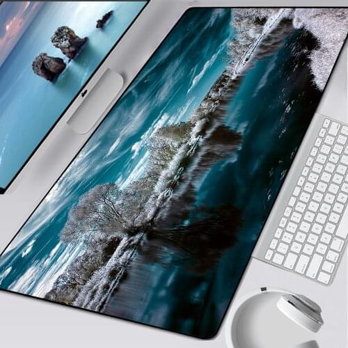 900x400mm Landscape Computer Mouse Pad Gamer Large Gaming Mousepad XXL Desk Mause Pad Keyboard Carpet for Computer Accessories