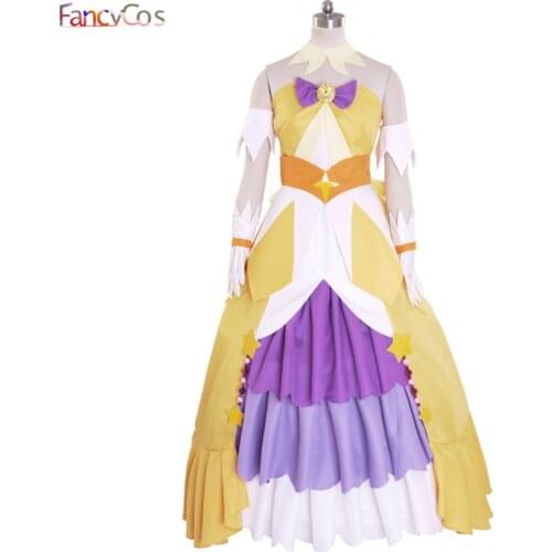 Anime Go Princess PreCure Cure Twinkle Party Dress Kirara Amanogawa Princess Go Princess Pretty Cure Costume Cosplay Adult Kids