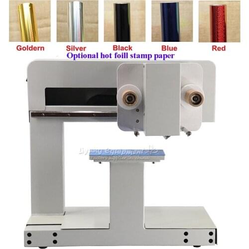 Hot Foil Stamping Machine digital printer Heat Press machine for PVC Card Leather Paper LOGO