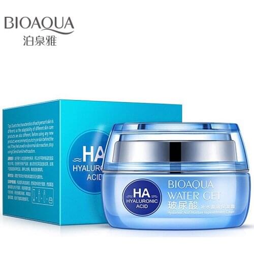 BIOAQUA Moisturizers Replenishment Cream Hyaluronic Acid Day Creams Face Skin Care Whitening Skin HA Anti Aging Anti Wrinkles