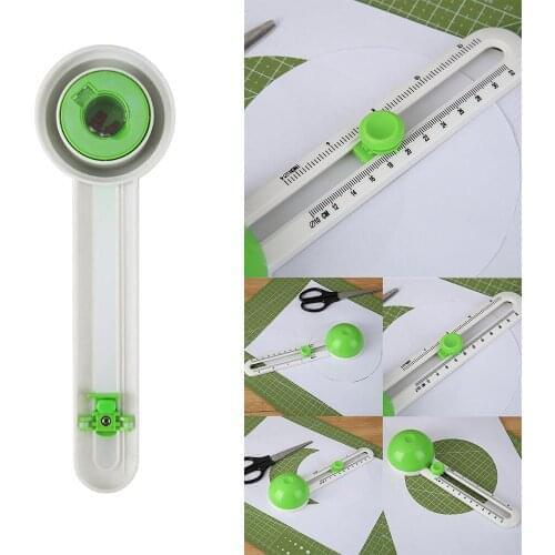 Round Cutting Knife Model Patchwork Compass Circle Cutter Circular Paper Scrapbooking Cards Cutters Simple Paper-Cutting Knife