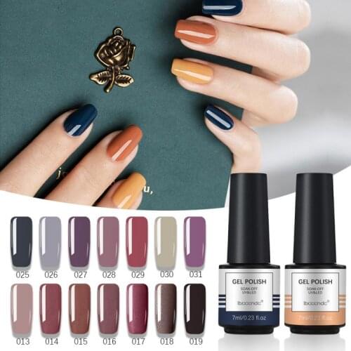 Nail Polish Shiny Nail Glue 7ML Soak Off UV LED Nail Lacquer Color Gel Long Lasting Manicure Nail Art TSLM1