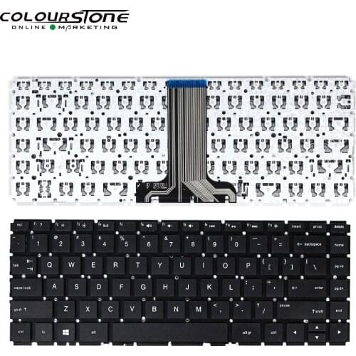 New Laptop Keyboard For HP Pavilion 14-AB000 14-AB 14-AB057CA 14-AB100 14-AB154CA 14-AB166US US Black Without Frame
