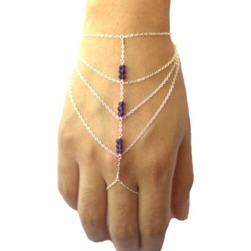 2018 New TOP QUALITY beads slave indian hippie chic boheme Bracelet present Women Jewelry bracelets & bangles Bransoletki