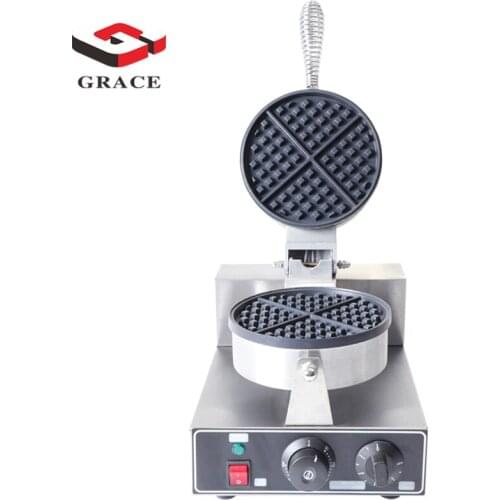 Single Plate 50-300 Adjustable Temperature Bread Cake Oven Non-stick Baker Waffle Maker Machine