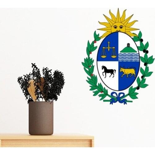 Uruguay South America National Emblem Removable Wall Sticker Art Decals Mural DIY Wallpaper for Room Decal
