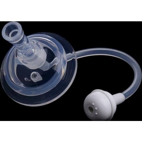 Baby Bottle Straw Replacement Wide Mouth Caliber Silicone Feeding Accessories C5AF