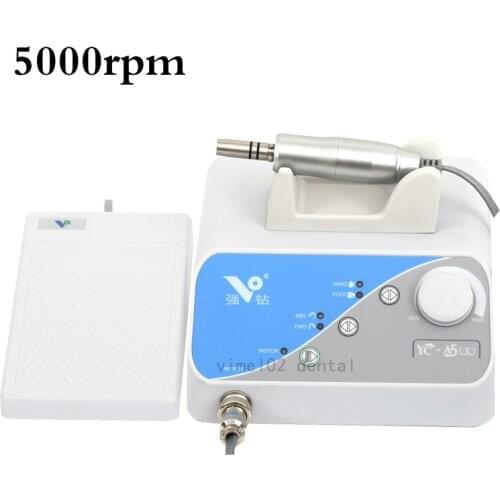 Dental Lab Strong Brushless Micromotor Machine + 50000 RPM Polishing Handpiece E type