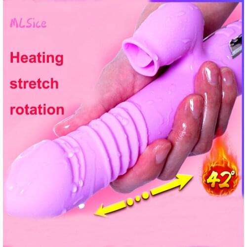Rabbit Vibrator Heating Clitoris Stimulator G-spot Adult Sex Toy USB Charging Female Vagina femme Masturbator Dildos for Women