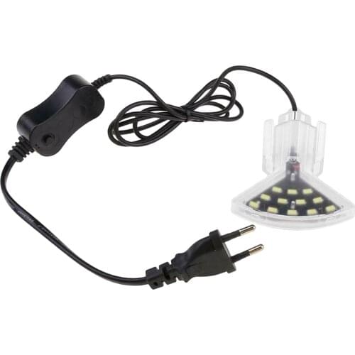 Mini Waterproof Clip LED Aquarium Light Tank Aquatic Plants Lamp Home Decor