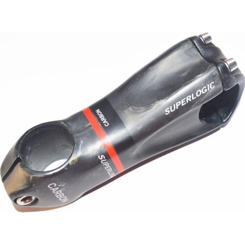 Superlogic full carbon fiber bicycle stem bike parts 6 degree potencia de la bicicleta 80/90/100/110mm bicycle parts