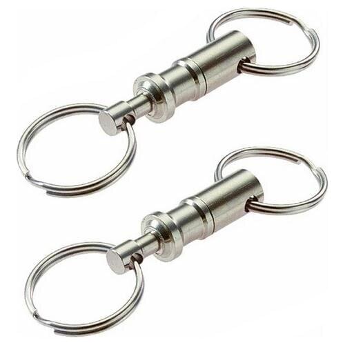 High Quality Convenient Detachable Removable Pull Apart Quick Release Keychain Gifts Key Rings Snap Lock Holder SN1649