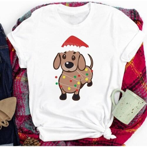 Women Graphic Cute Printing Fashion Cartoon Kawaii Basic 90s Clothes Lady White Tee Tops Clothing New Female Tshirts T-Shirt