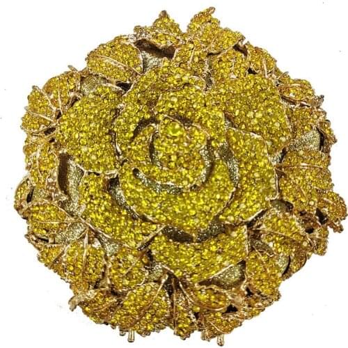 Colorful gift Bag Diamond Women Clutch Bag Crystal Party Handbag Ladies Banquet Purse Fashion Pochette Prom Evening bag wallet