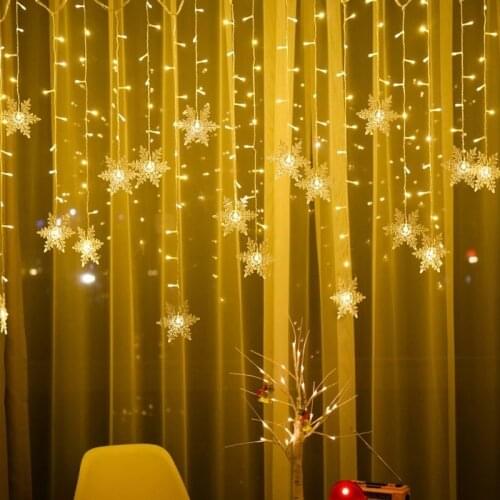 ZSPQGD LED Garland Curtains