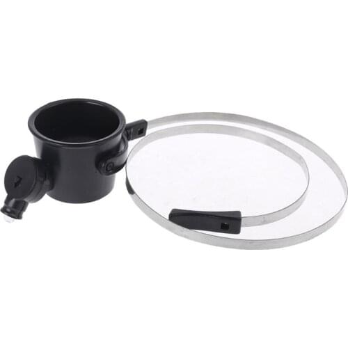 15X Monocular Glass Magnifier Watch Jewelry Repair Tools LED magnifying glass watch clock loupe lens