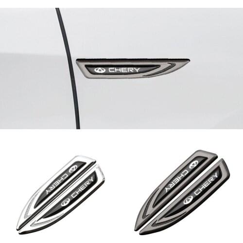 3D Car Styling Fender Decoration for Chery Logo Fulwin QQ Tiggo 3 5 T11 A1 A3 A5 Amulet Auto Body Badge Emblem Trunk Stickers