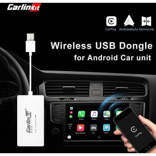 Wireless Smart Link Apple CarPlay Dongle for Android Navigation Player Mini USB Carplay Stick with Android Auto