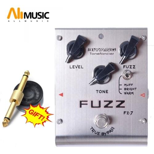 Biyang Tonefancier FZ-7 Guitar Bass Effect Pedal 3 Models Fuzz Effect guitar Pedal True Bypass with gold pedal connector