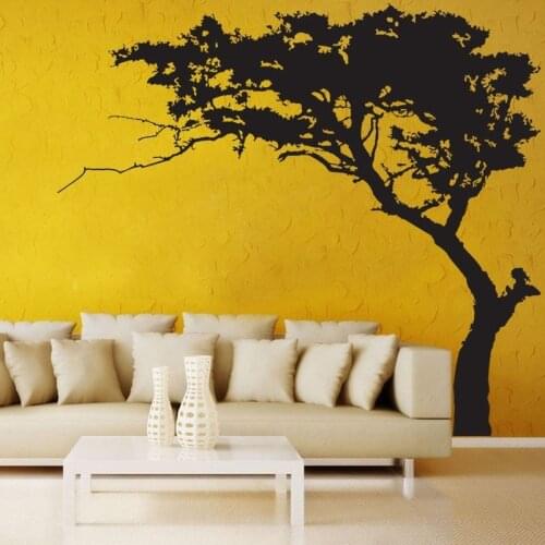 Large Size Pine Tree Wall Sticker Creative Art Vinyl Wall Decals Removable Living Room Sofa TV Backdrop Decor Murals