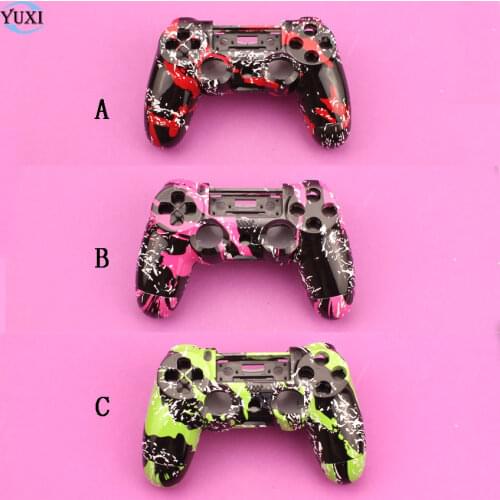 YuXi For Sony Playstation 4 PS4 Controller Gamepad Repair DIY Housing Shell Front Back Case Cover 1000 1100 US Version