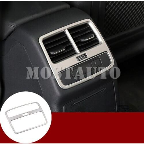 For Audi A4 S4 Interior Center Console Rear Air Vent Outlet Cover Trim 2016-2020 1pcs Car Accessories Interior Car Decor