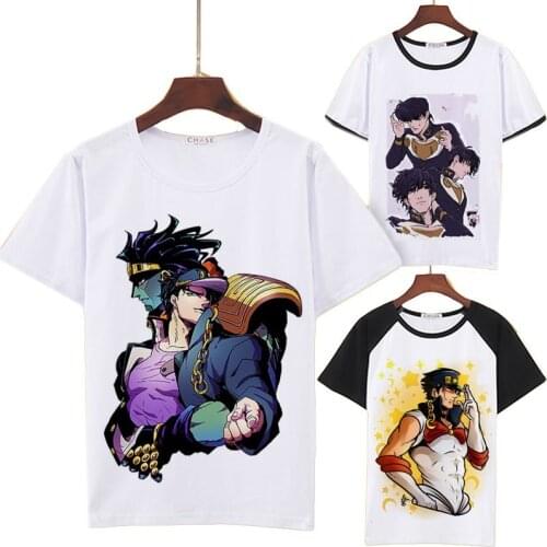 JOJO Bizarre Adventure T-shirt Nene Yashiro Women Men tshirt Short Sleeve Tops Black O-Neck Summer Casual Tees