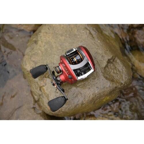 Promotion Baitcasting Reel 7Ball Bearings Left Hand Bait Casting Fishing Reels Coil Gear QUNDAO 6.5:1 Baitcast Reeling