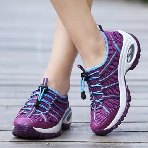 Sneakers Women Platform Designer Outdoor Sports Hiking Breathable Leisure Height-increasing Shoes