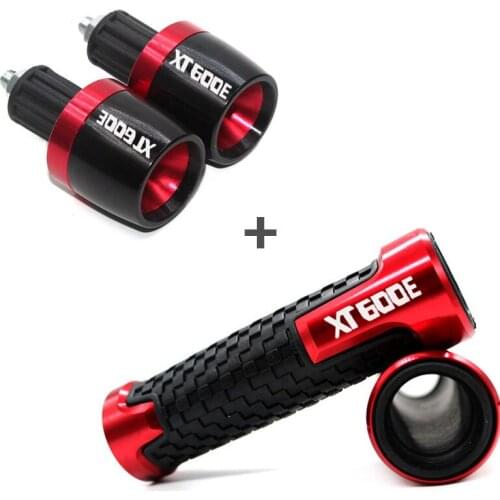 Motorcycle 22mm 7/8" CNC Handlebar Hand Grips Rubber Grip FOR Yamaha XT600E XT600 E XT 600E 1990-2002 2001 2000 1999 Accessories