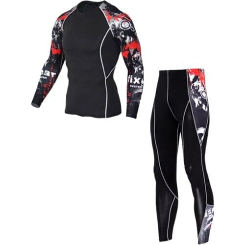 Men Compression Sports Pants Running Tights Dry Fit Base Layer Jogger Fitness GYM MMA Wear Bodybuilding Trousers Skinny Leggings