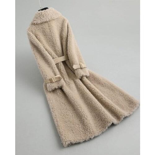 Real 2020 Coat New Women Winter Jacket 200% Wool Fur Coats and Jackets Korean Woman Clothes Abrigo Mujer KQN62524 KJ4697