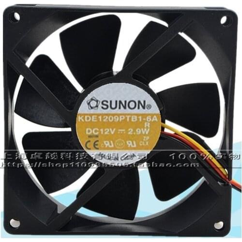 New original KDE1209PTB1-6A 9025 12V 2.9W 90 * 25MM fan