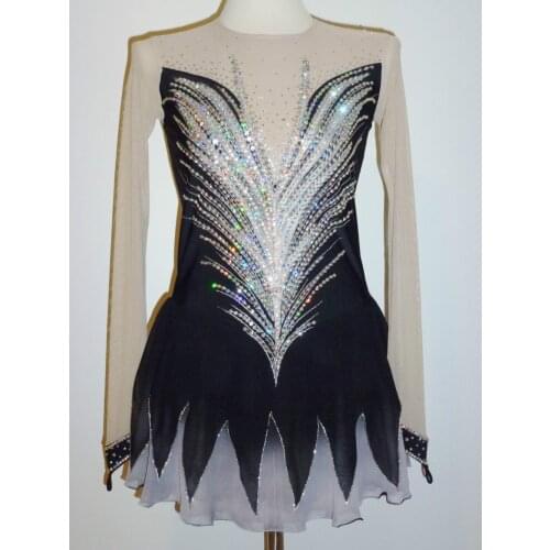 Figure Skating Dress RG Rhythmic Gymnastics Leotard Acro Baton Twirling