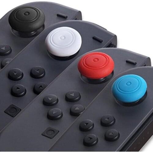 Silicone Analog Joystick Grips for NS Joycon Controller Thumb Sticks Cap Skin for Switch Lite Cover Accessories