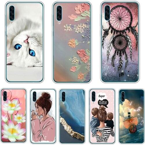 For Samsung Galaxy A50 Case Silicone Transparent Back Cover Phone Case For Samsung A50 A505 A505F SM-A505F Soft Case 6.4 inch
