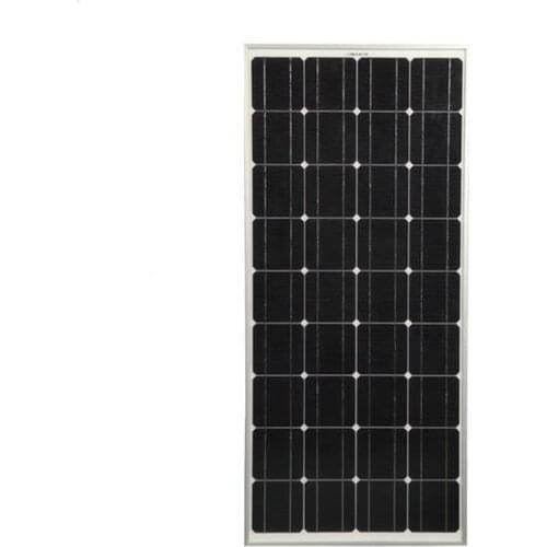 JingyangSolar Solar Panel 100w 12V 24V Light weight Glass Temper Solar Panel Mono crystalline cells solar battery charger