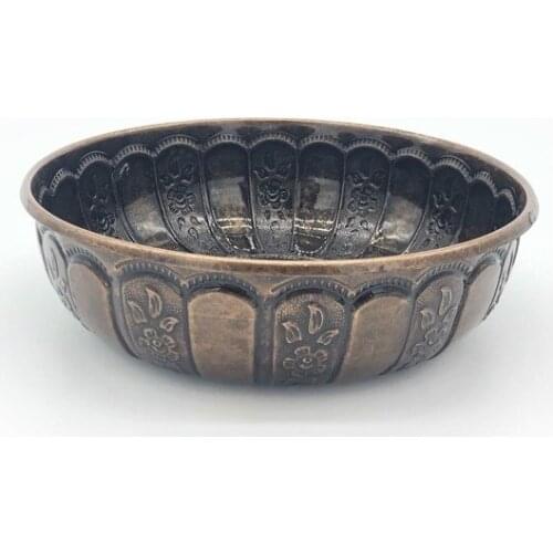 Modern Authentic Ottoman Motif Bath Bowl-Slate Color trinket baratija حلية орнаментальный