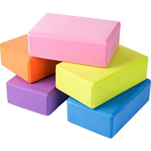 EVA Gym Blocks Foam Brick Training Exercise Fitness Set Tool Yoga Bolster Pillow Cushion Stretching Body Shaping Health Training